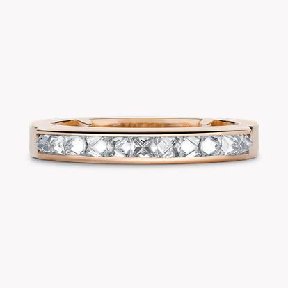 RockChic 0.56ct Diamond Domed Half Eternity Ring
