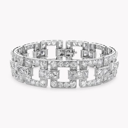 Art Deco Linzeler et Marchak diamond Bracelet