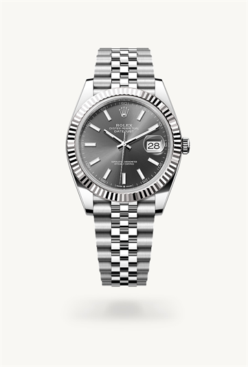 Rolex Datejust 41 Oyster, 41 mm, Oystersteel and white gold