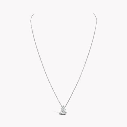 Contemporary Pear Shaped 1.05ct Diamond Pendant