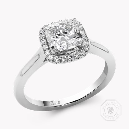 Celestial 1.20ct Cushion Cut Diamond Cluster Ring