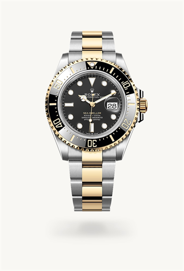 Rolex Sea-Dweller Oyster, 43 mm, Oystersteel and yellow gold