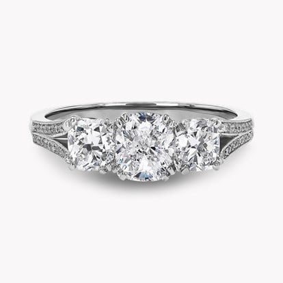Diamond Three Stone Ring