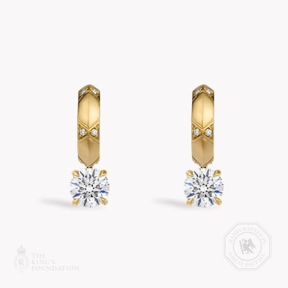 Origins Brilliant Cut 1.20ct Diamond Drop Earrings