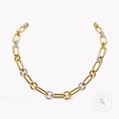 Havana 5.58ct Diamond Necklace in 18ct Yellow & White Gold