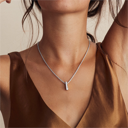 RockChic 1.17ct Diamond Classic Bar Pendant