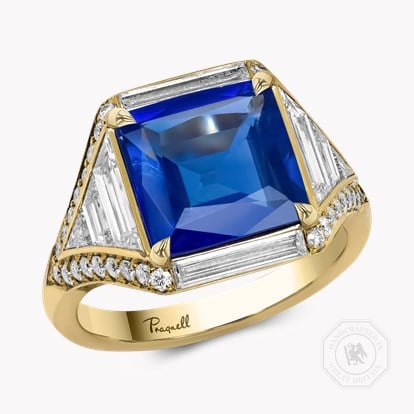 Masterpiece Astoria 4.167ct Kashmir Sapphire and Diamond Ring