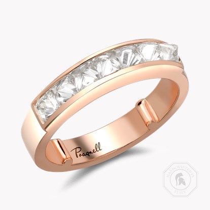 RockChic 1.05ct Diamond Domed Seven Stone Ring