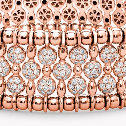 Bohemia Diamond Wide Bangle