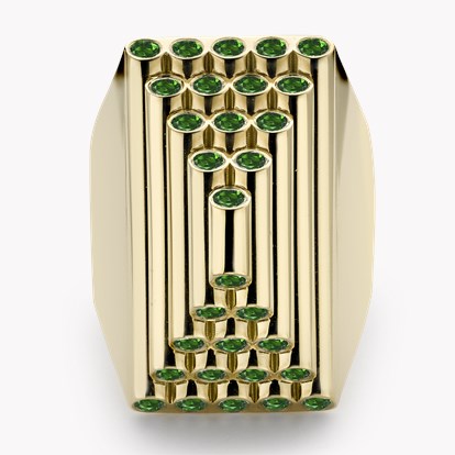 Eclipse 1.70ct Emerald Pyramid Ring