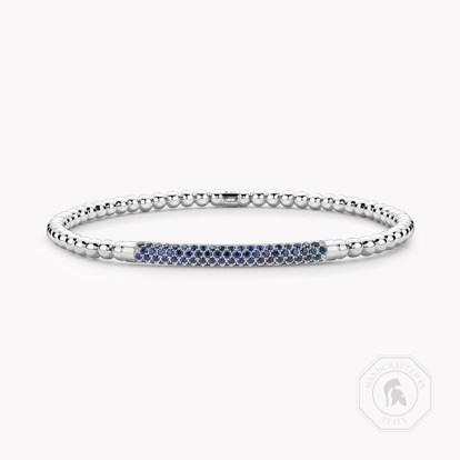 Bohemia 0.632ct Blue Sapphire Expandable Bangle