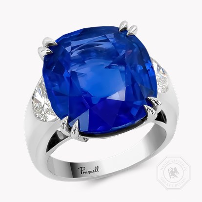 Masterpiece 16.04ct Burma Sapphire and Diamond Ring