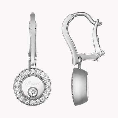 Chopard Happy Diamonds Round Shaped Drop Earrings