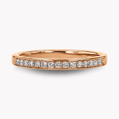 Brilliant Cut Diamond Half Eternity Ring