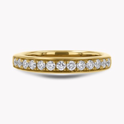 Brilliant Cut Diamond Half Eternity Ring