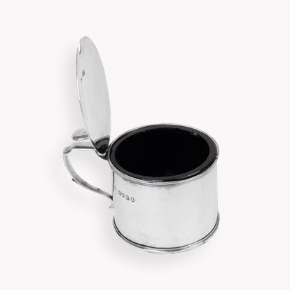 Silver George III Drum Mustard Pot John Emes, 1805