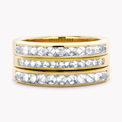 RockChic 1.51ct Diamond Three Row Ring