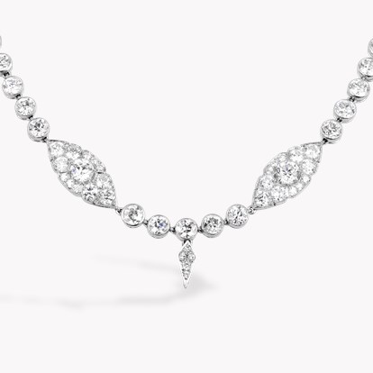 Old European Cut Diamond Necklace