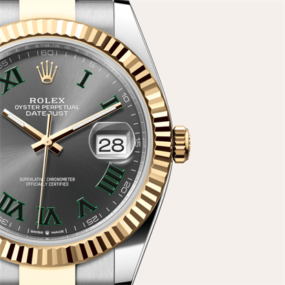 Datejust 41, Oyster, 41 mm, Oystersteel and yellow gold watch