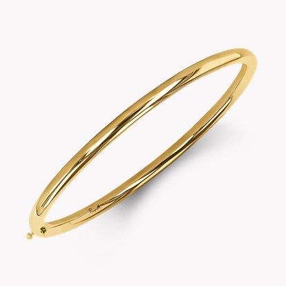 Plain Polished 4mm Round Edge Bangle