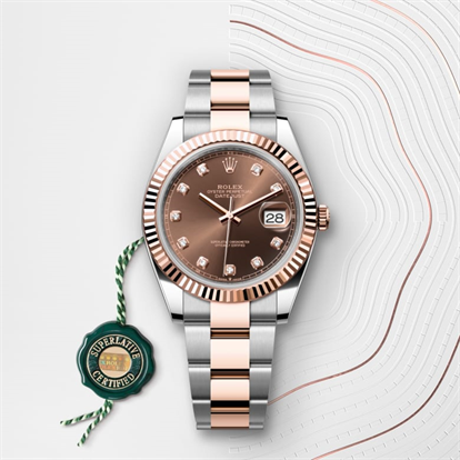 Datejust 41, Oyster, 41 mm, Oystersteel and Everose gold watch