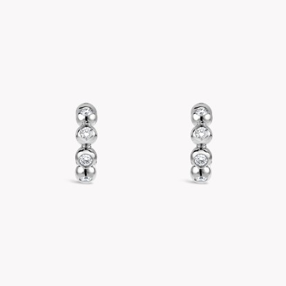 Bohemia Diamond Hoop Earrings