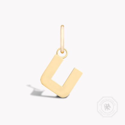 Letter U Pendant Charm