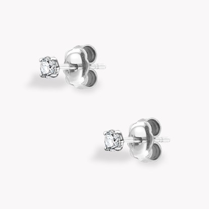 Contemporary Brilliant Cut 0.21ct Diamond Stud Earrings