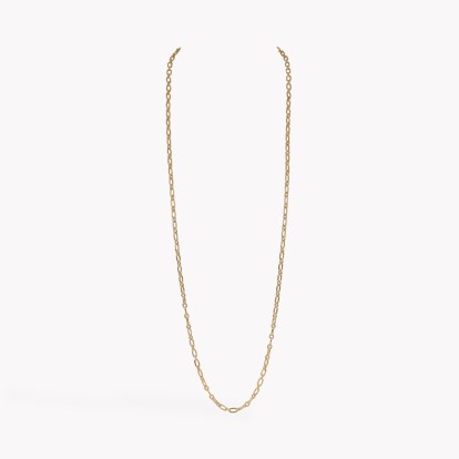 Gold Link Chain Necklace in 14ct Yellow Gold 