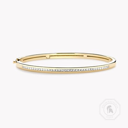 RockChic Diamond Bangle 0.88ct in 18ct Yellow Gold