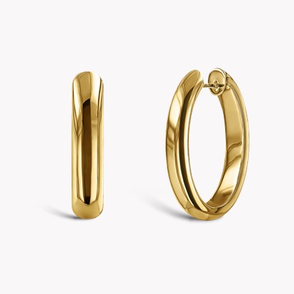 Yellow Gold Hoop Earrings in 18ct Yellow Gold