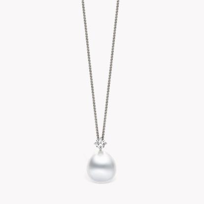 South Sea Pearl Pendant 11mm in 18ct White Gold