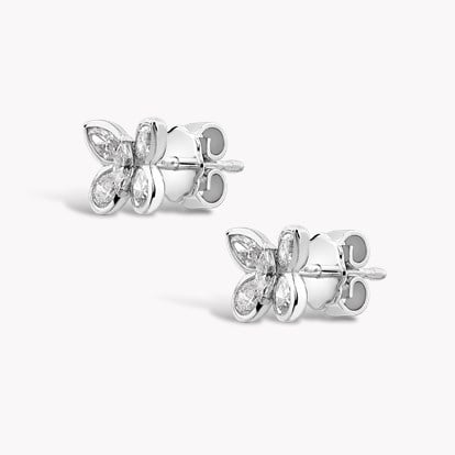 Butterfly Diamond Stud Earrings