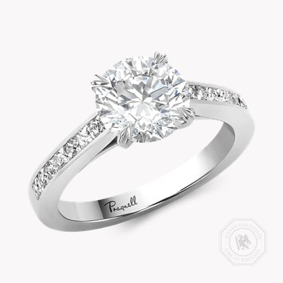 Gatsby 2.01ct Brilliant Cut Diamond Ring in Platinum