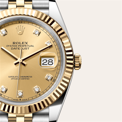 Datejust 41, Oyster, 41 mm, Oystersteel and yellow gold watch