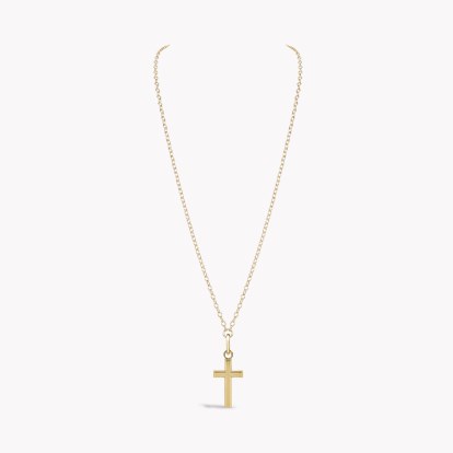 Gold Cross Pendant Charm