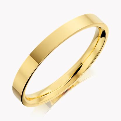 2.5mm Flat Court Wedding Ring