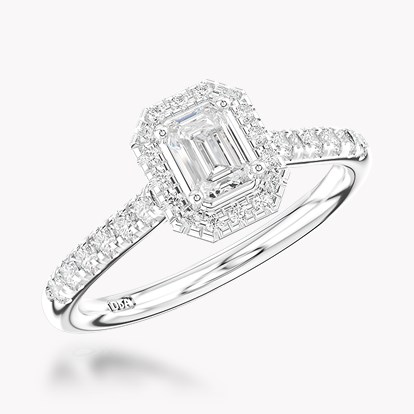 0.30ct Diamond Cluster Ring Platinum Celestial Setting