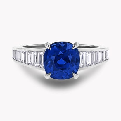 Masterpiece 2.99ct Burmese Sapphire and Diamond Ring