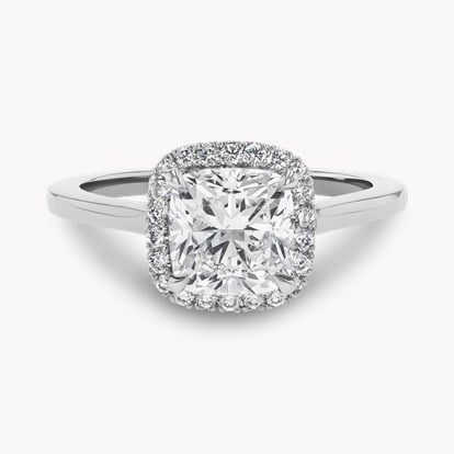 Celestial 1.80ct Cushion Cut Diamond Cluster Ring