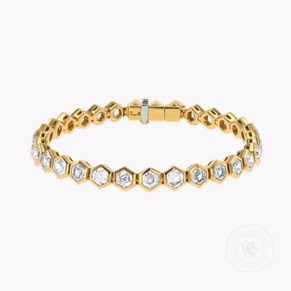  Honeycomb 10.05ct Diamond Line Bracelet 1101189
