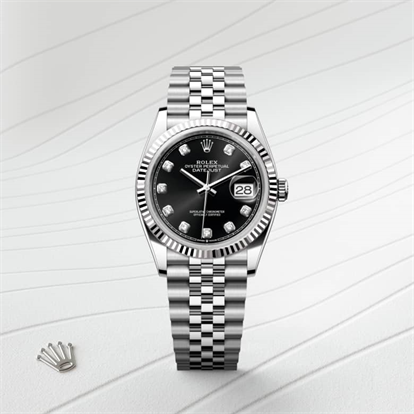 Datejust 36, Oyster, 36 mm, Oystersteel and white gold watch