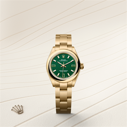 Oyster Perpetual 28, Oyster, 28 mm, yellow gold watch
