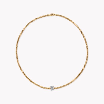 Fope Prima Diamond Necklace 0.31ct in 18ct Yellow Gold