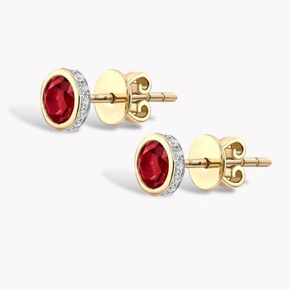 Sundance Ruby Stud Earrings