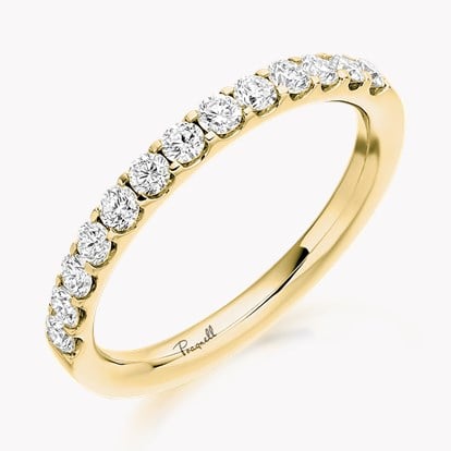 Brilliant Cut 0.33ct Diamond Half Eternity Ring