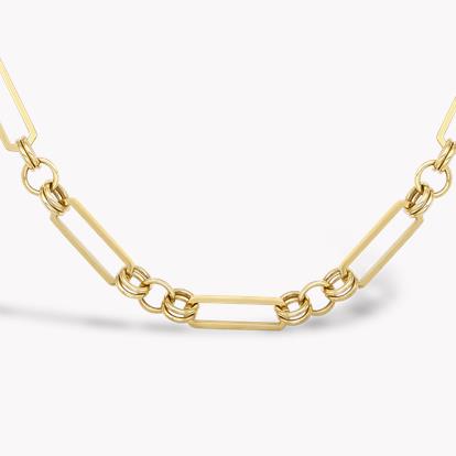 45cm Byzantine Link Chain in Yellow Gold