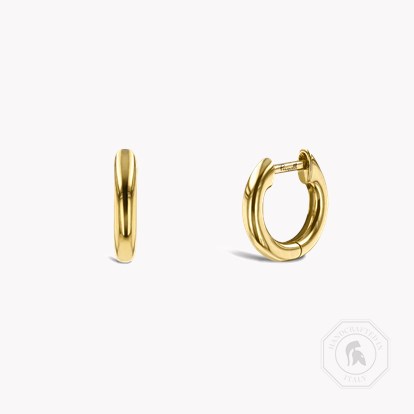 Small Hoop Earrings 19mm in 18ct Yellow Gold