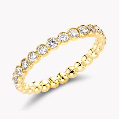 Diamond Dot Eternity Ring 0.97ct in 18ct Yellow Gold