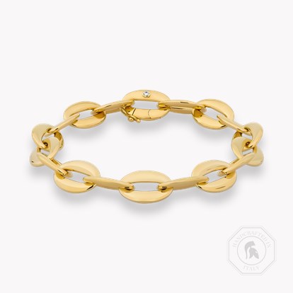 Valkyrie 0.066ct Diamond Oval Chain Link Small Bracelet